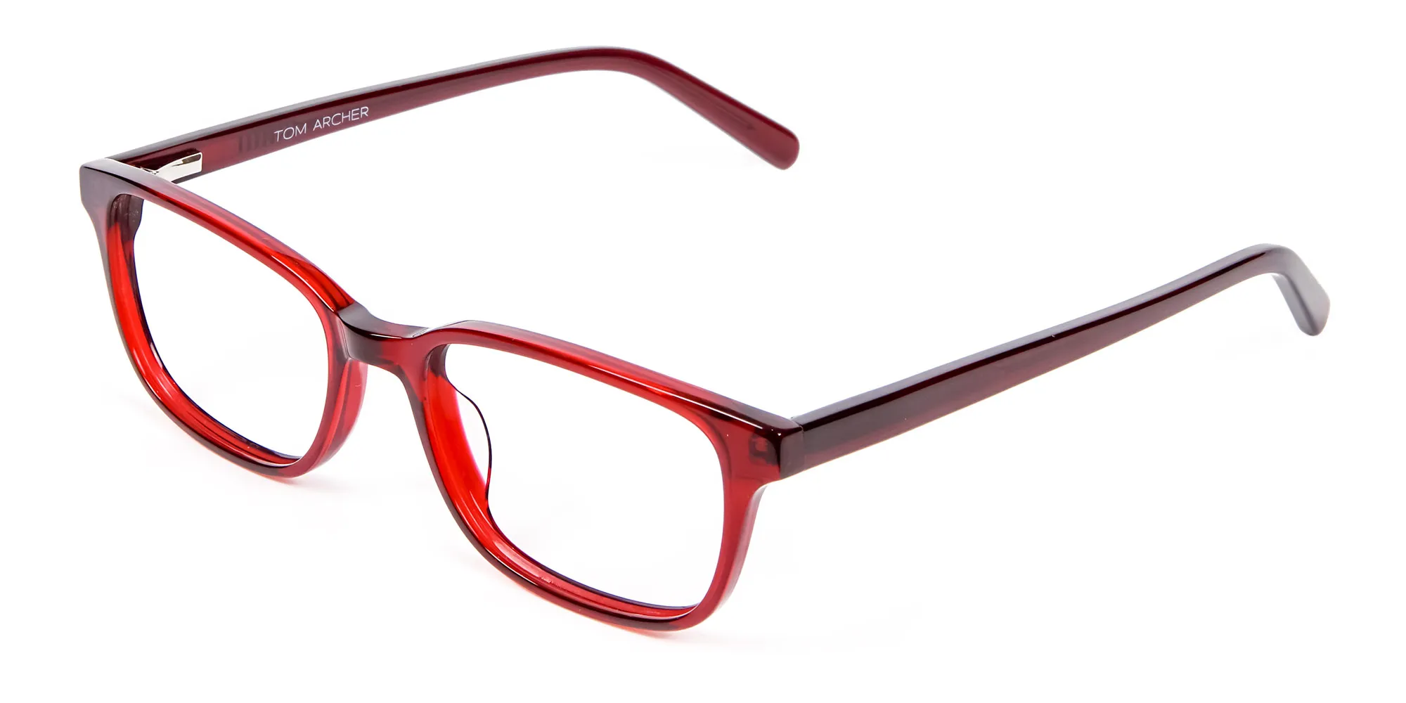 Red Square Glasses Online - 1