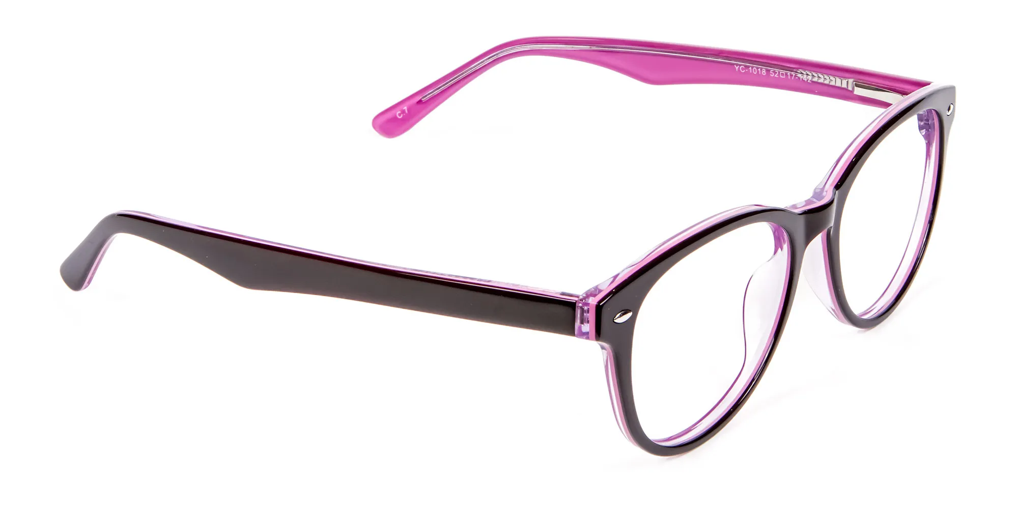 High Volume Electric Pink & Black Frames - 1