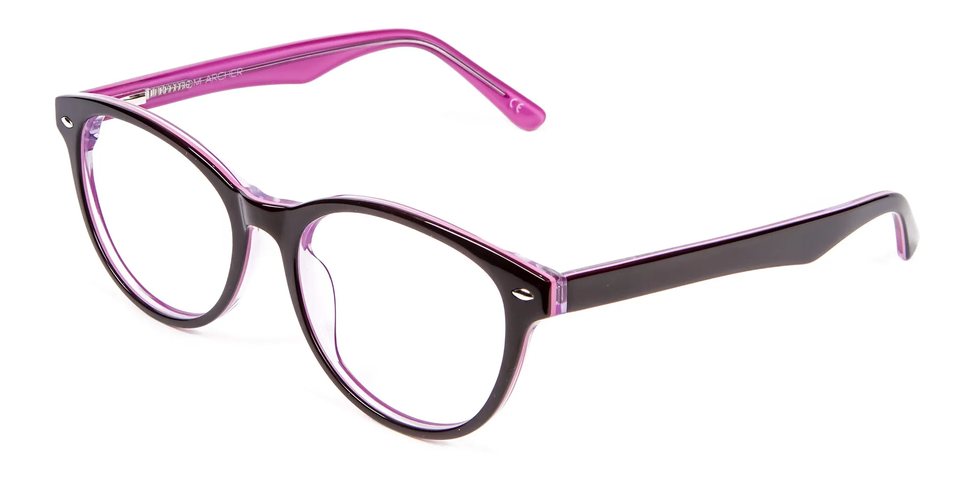 High Volume Electric Pink & Black Frames - 1