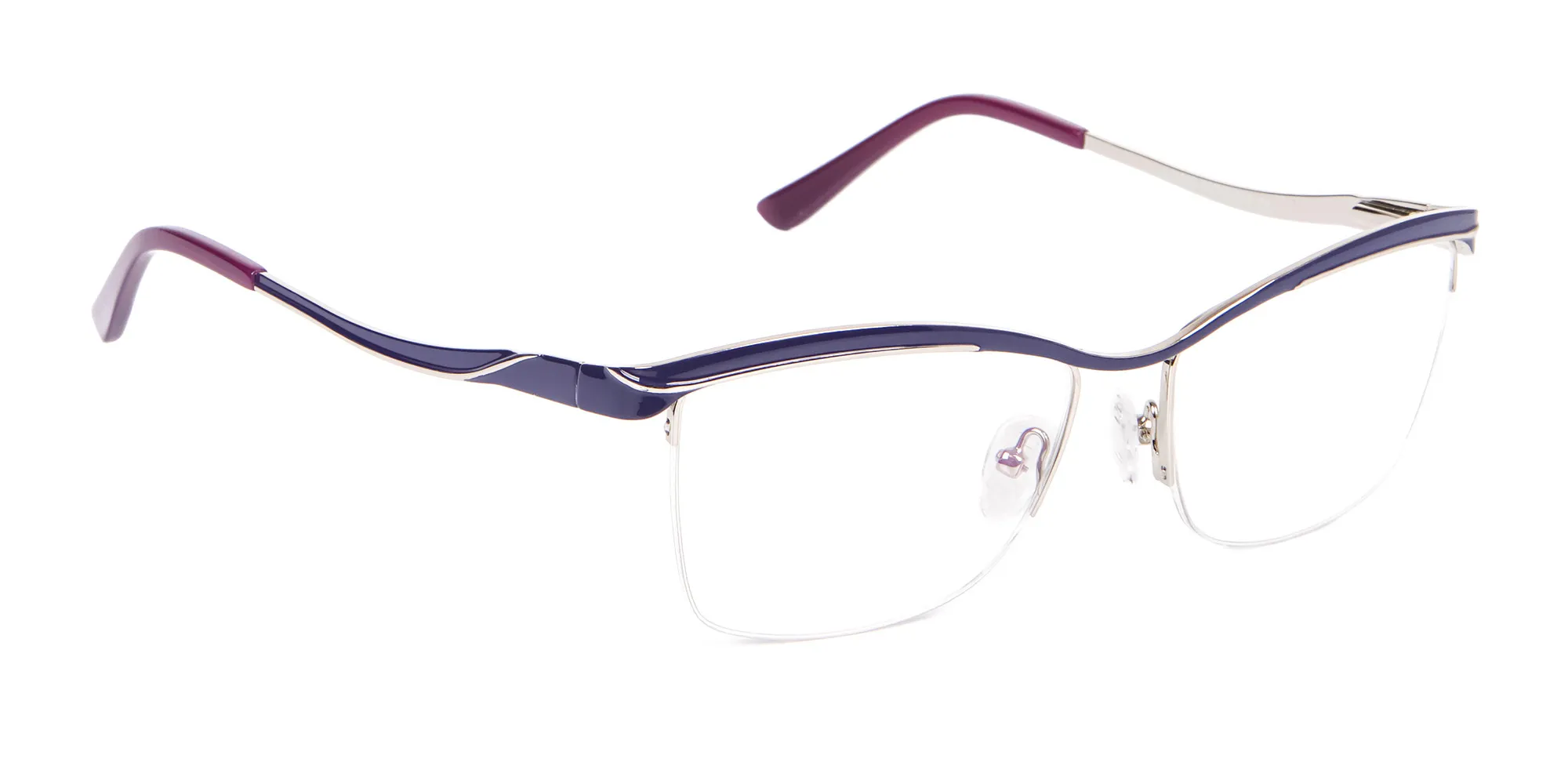 Woman Semirimless Frame Cateye & Rectangle-2