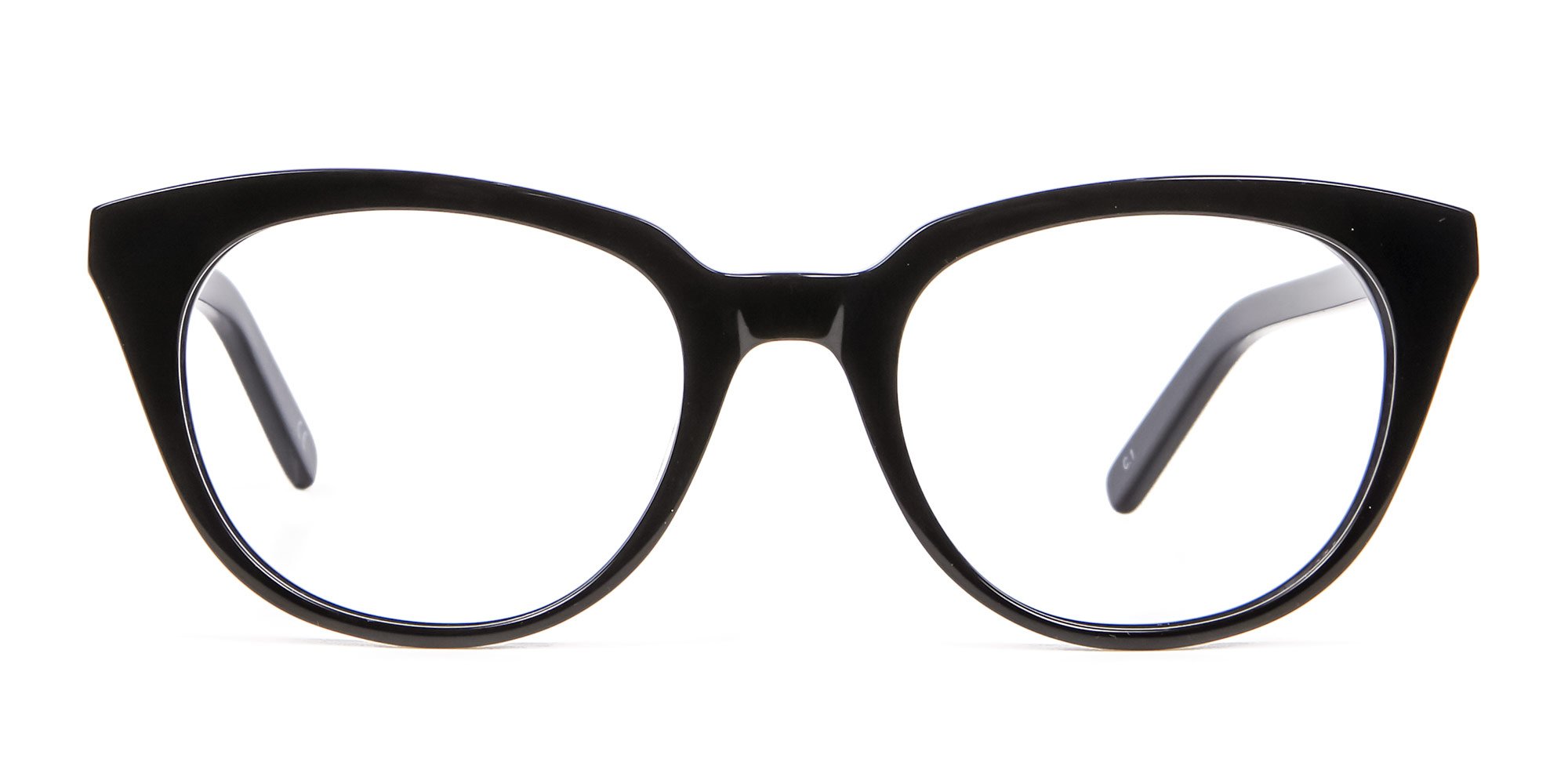 Vintage black cat eye glasses