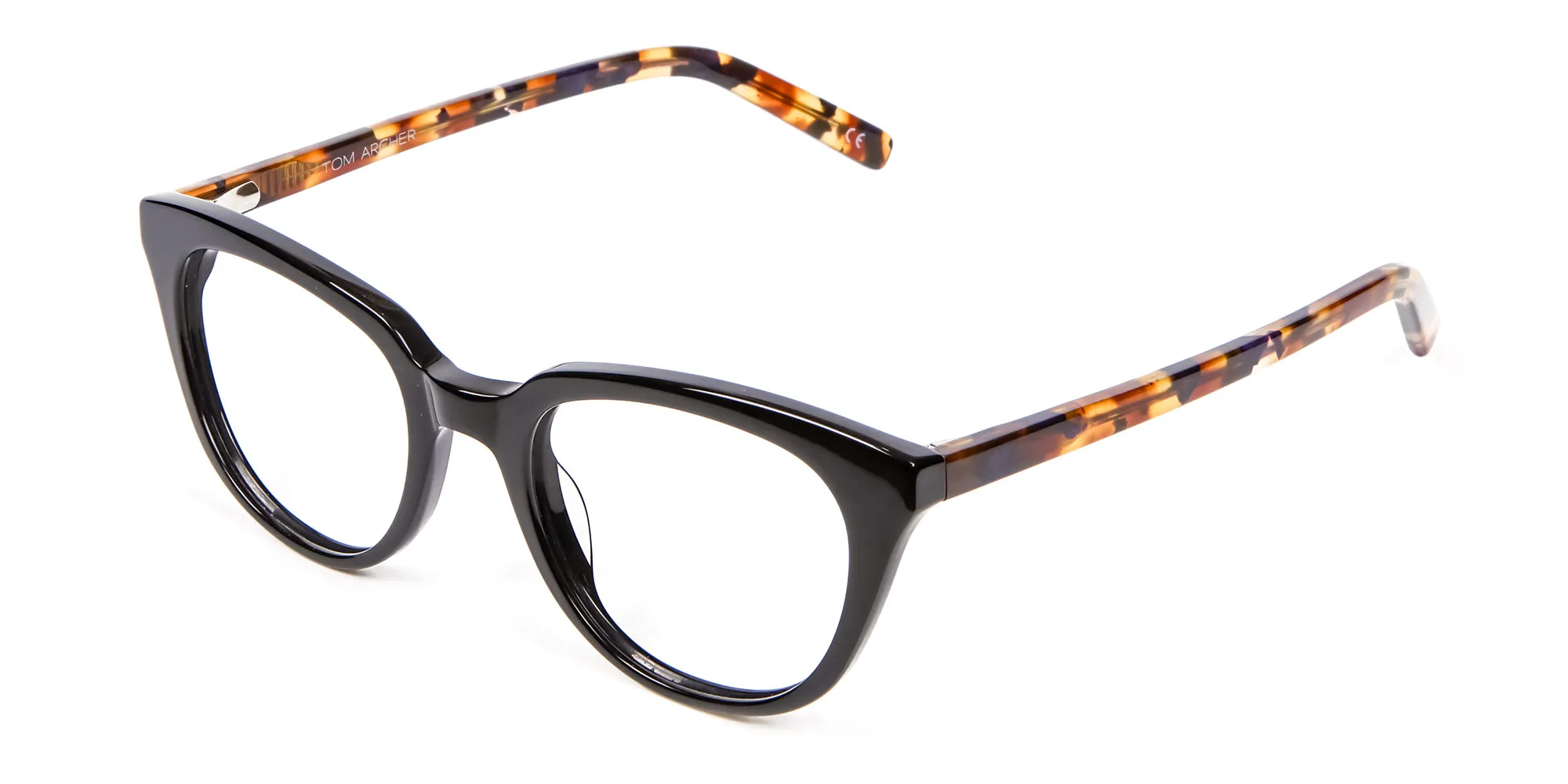 Tortoiseshell and Black Cat Eye Style - 1