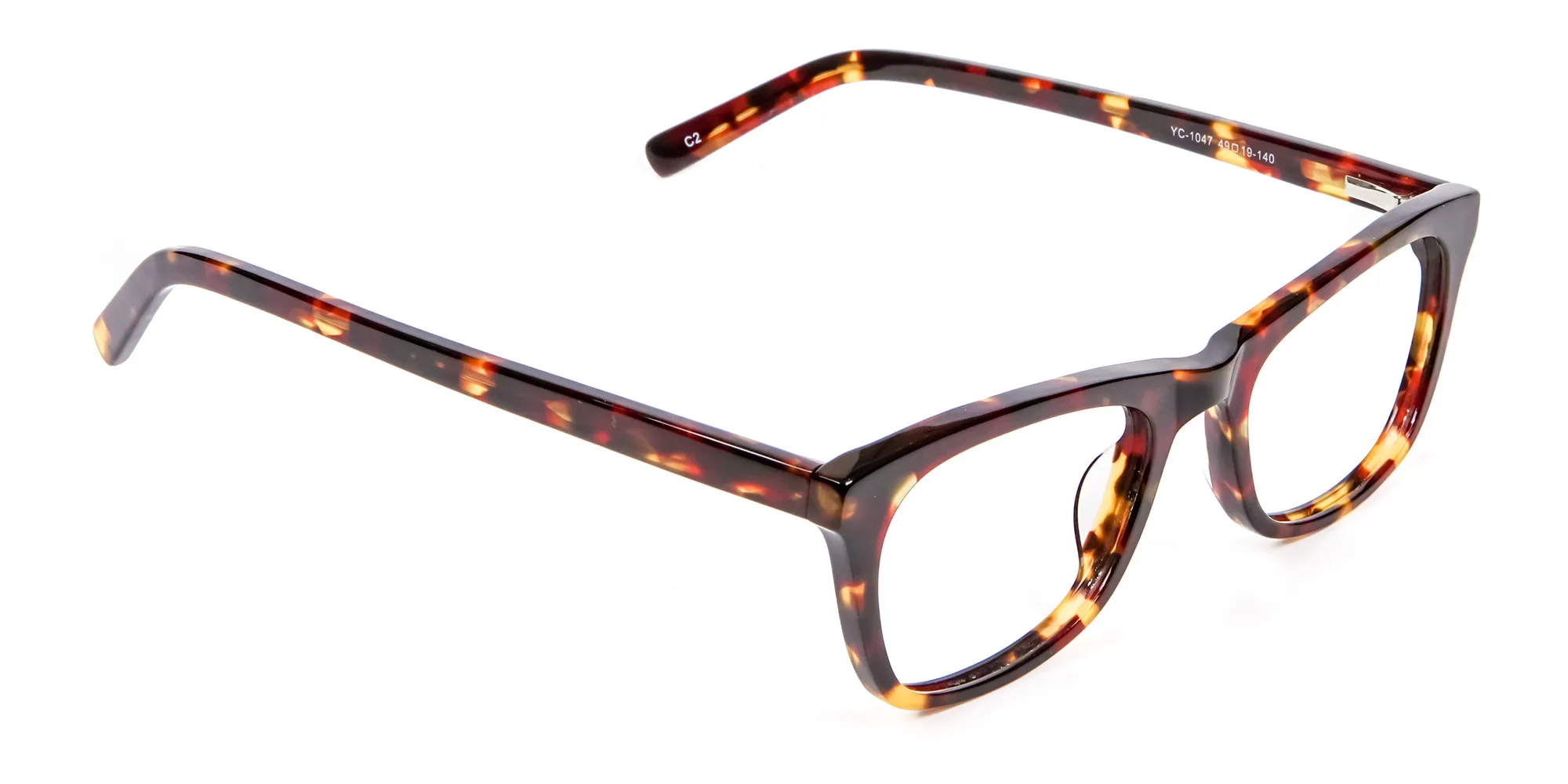 Warm-toned Tortoiseshell Glasses in Cat Eye Style - 1