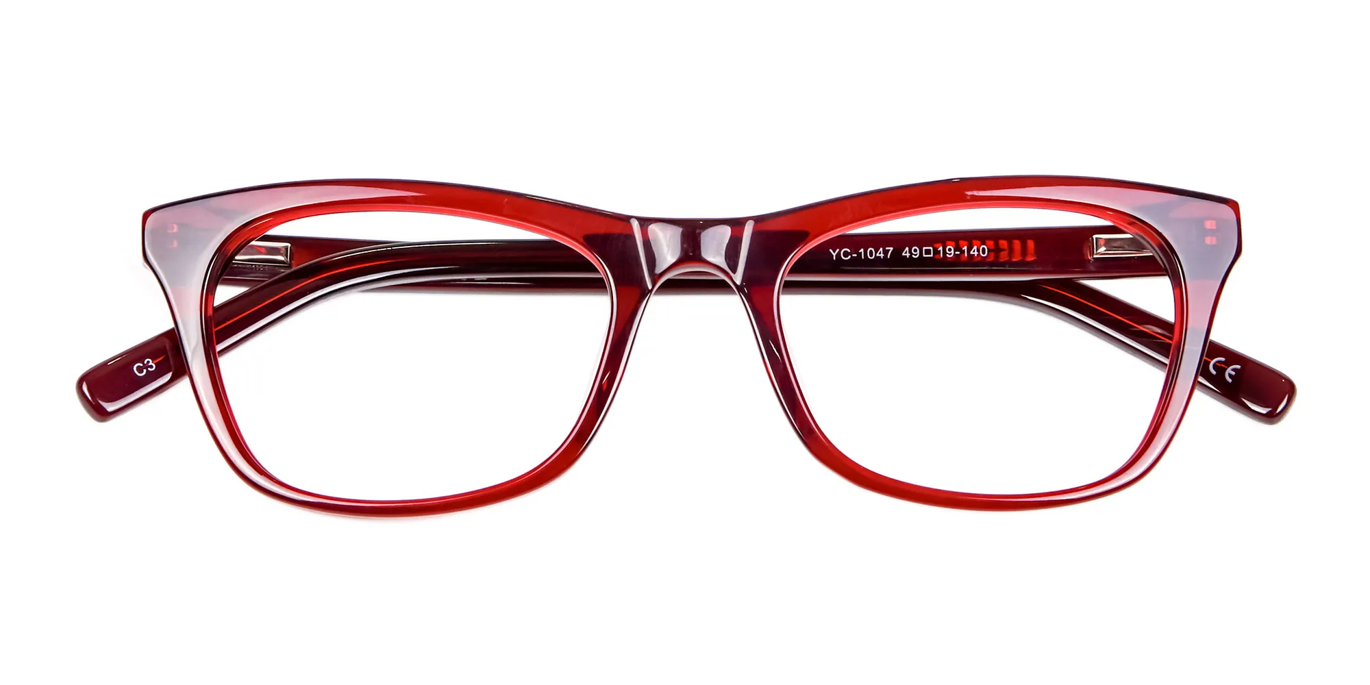 Cherry Wine Cat Eye Glasses - 1