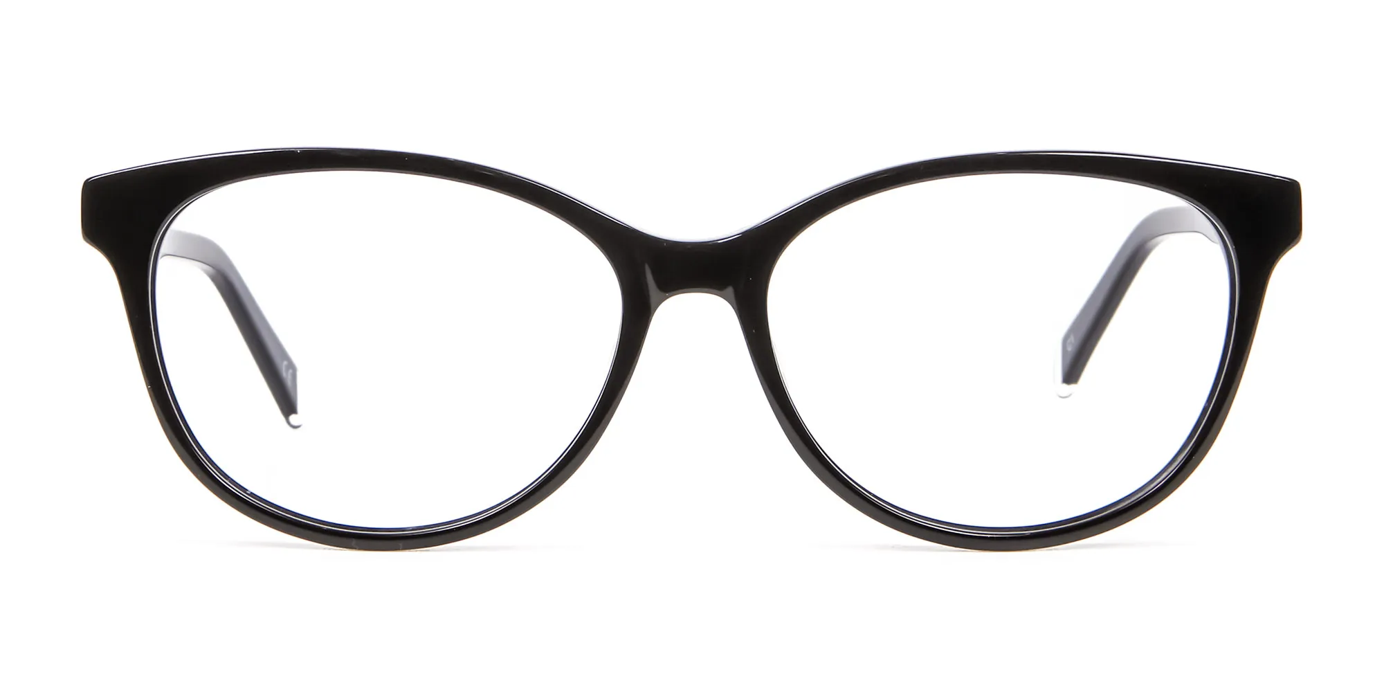 Black Cat Eye Glasses - 1