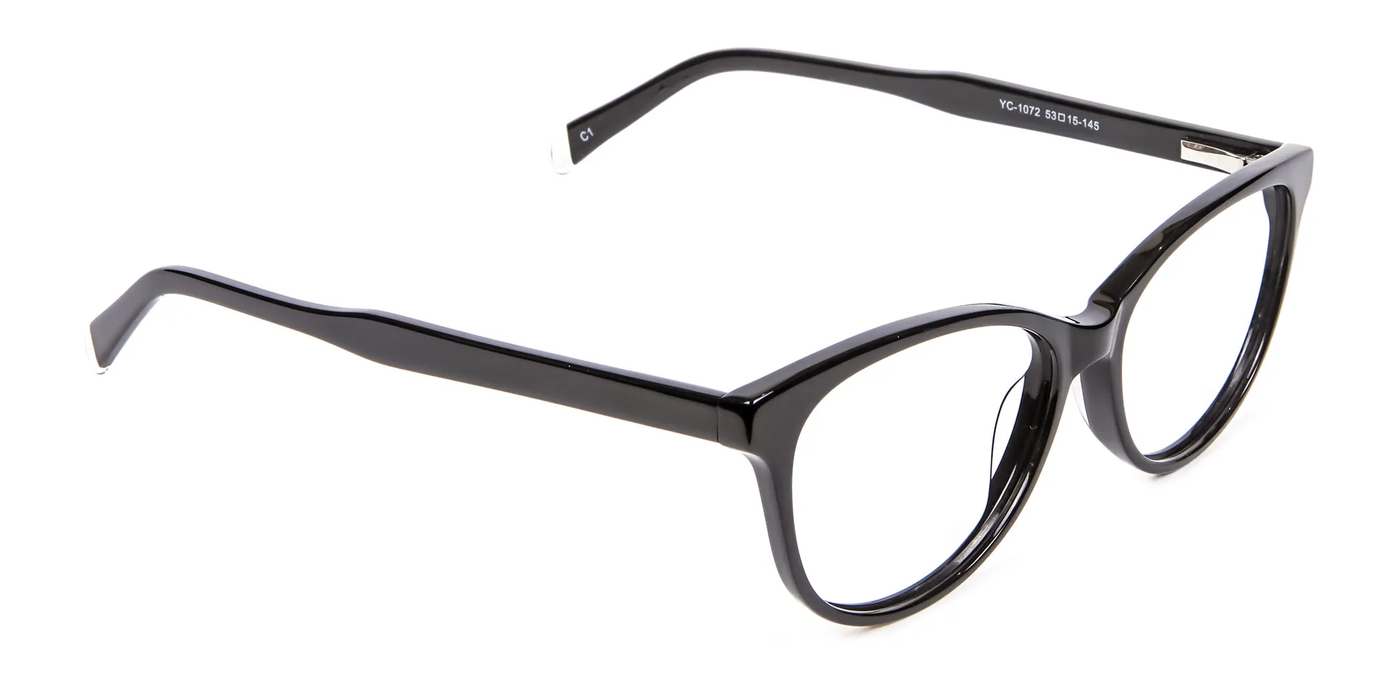 Black Cat Eye Glasses - 1