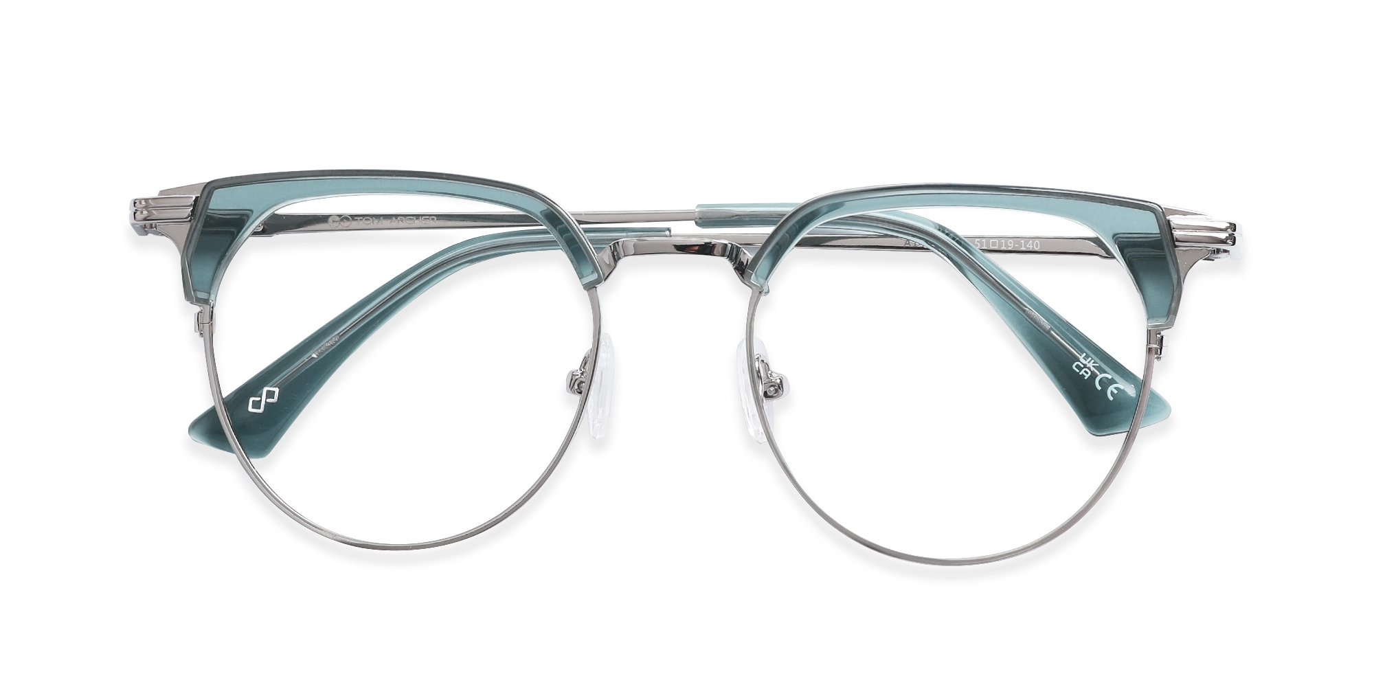 Silver Browline Glasses. 1