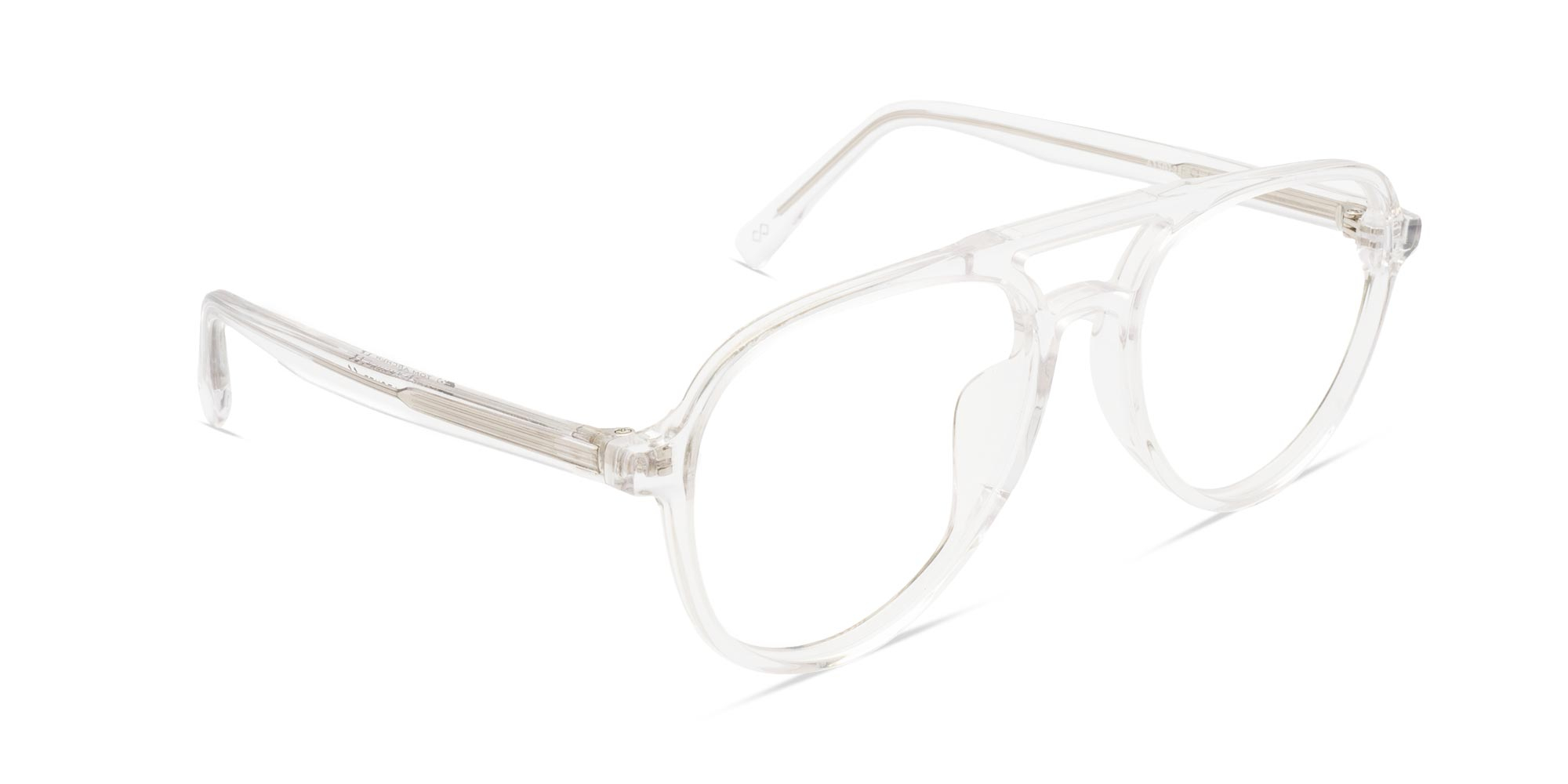 Clear Aviator Glasses-1