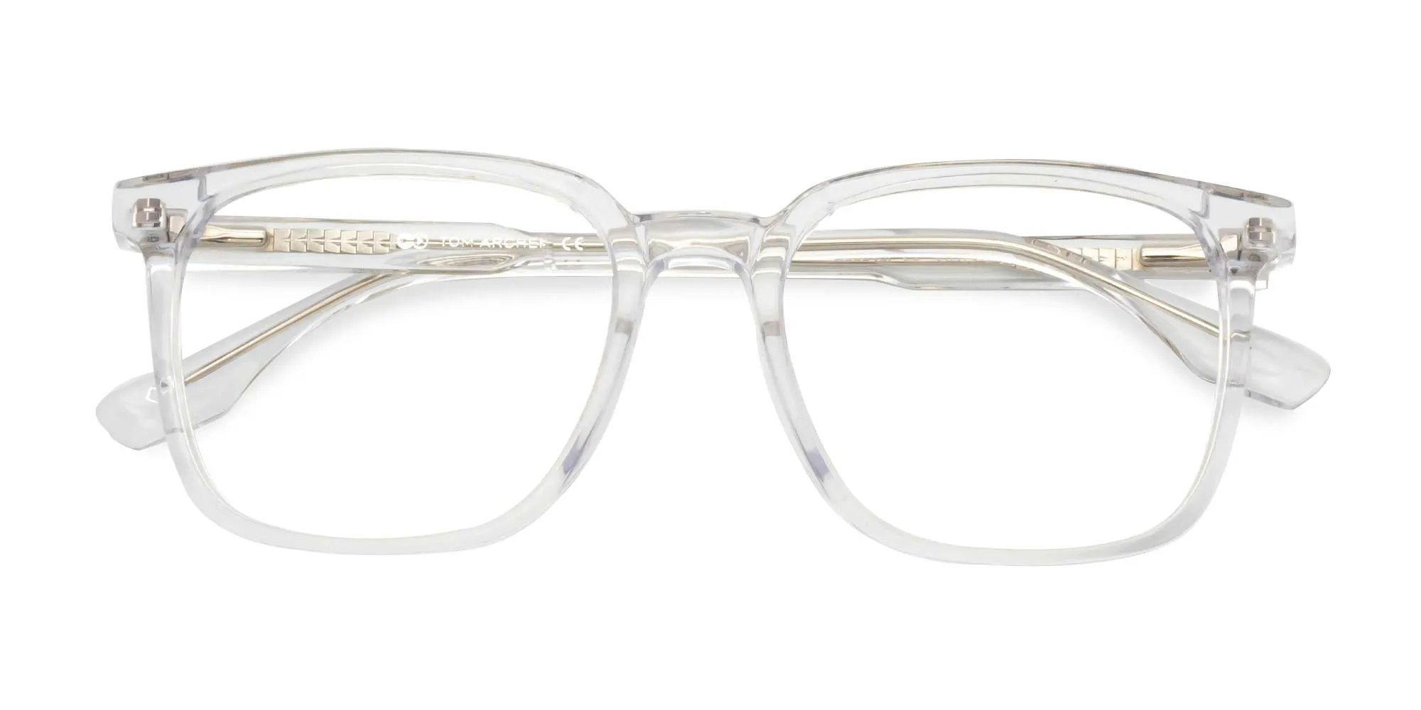 Clear Square Full Rim Glasses-2