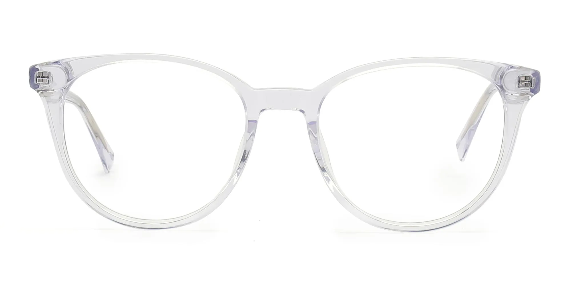 round clear lens glasses-2