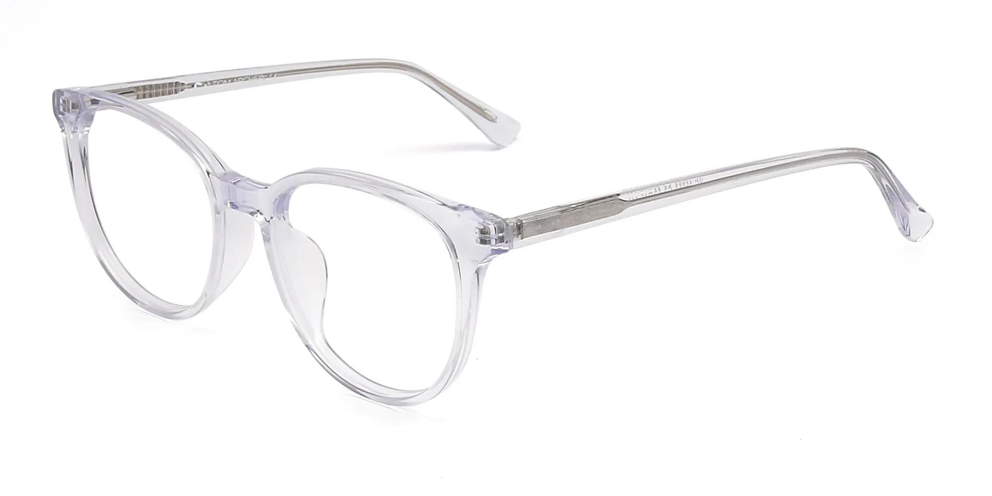 round clear lens glasses-2