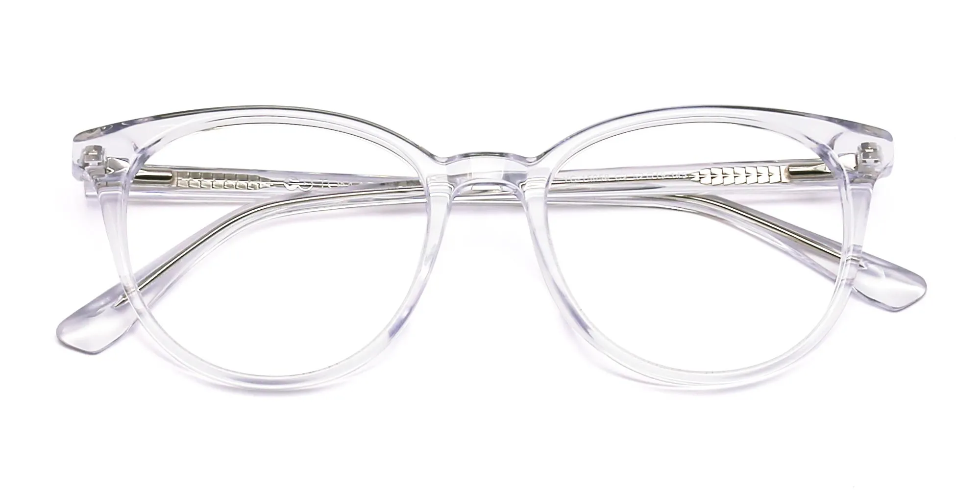 round clear lens glasses-2