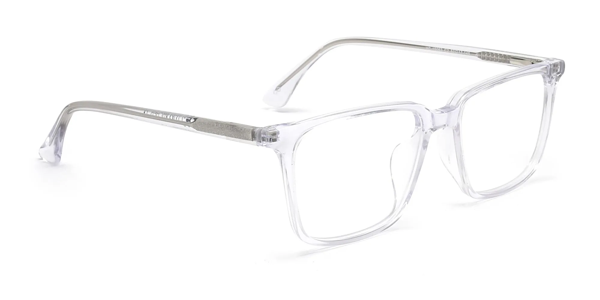 BRIXTON 2 - Clear Frame Rectangle Glasses | Specscart.®