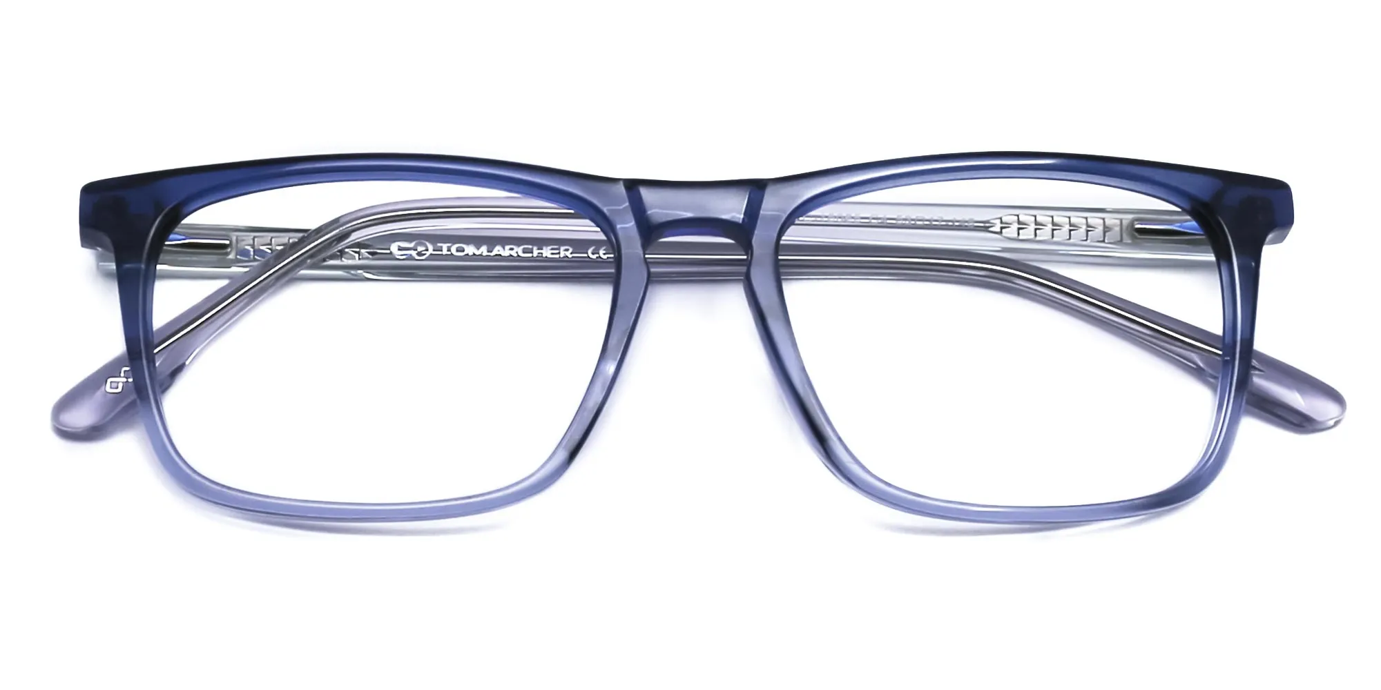 blue rectangle eyeglasses-2