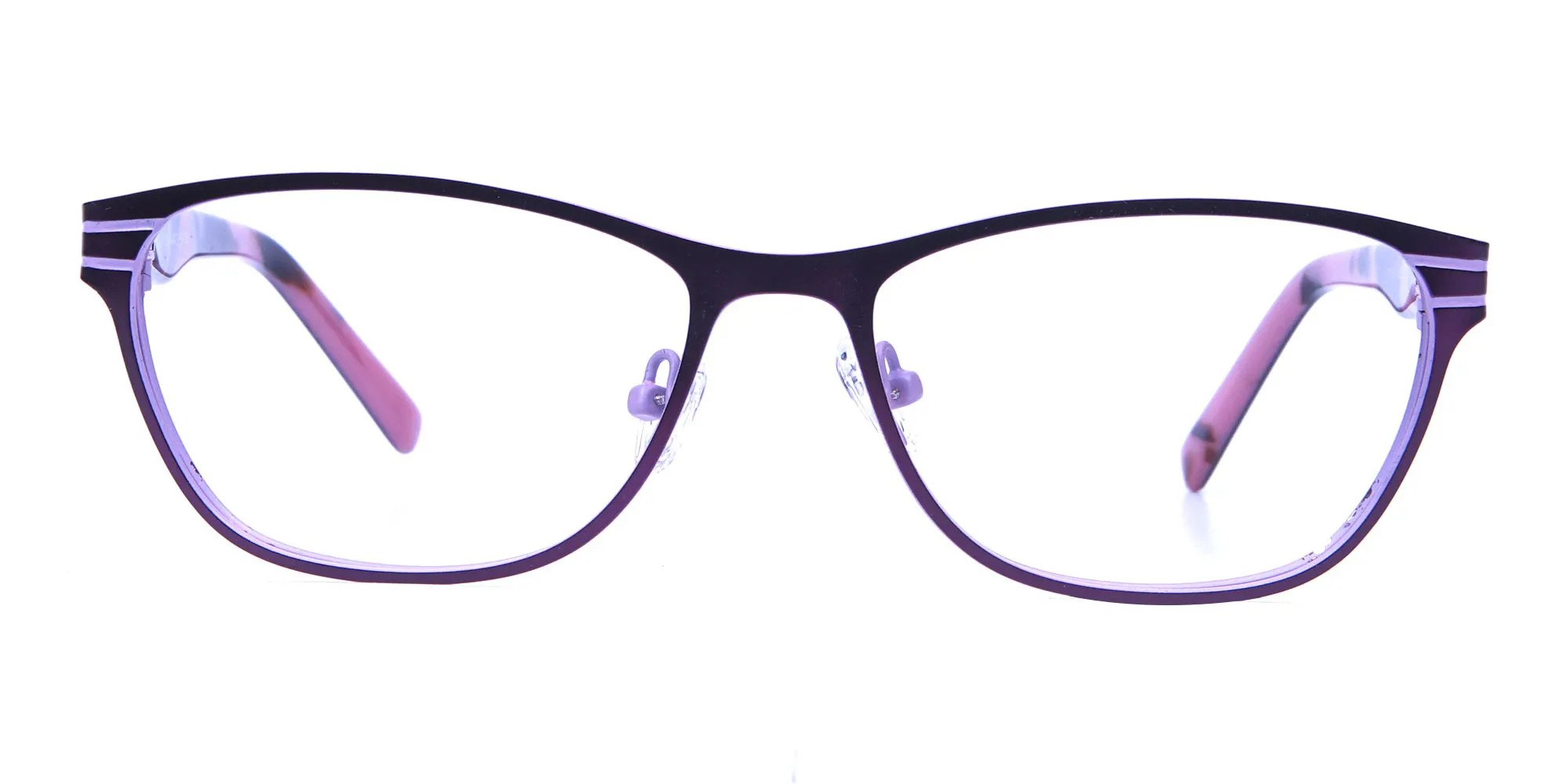 Pink & Black Cat Eye Glasses -1
