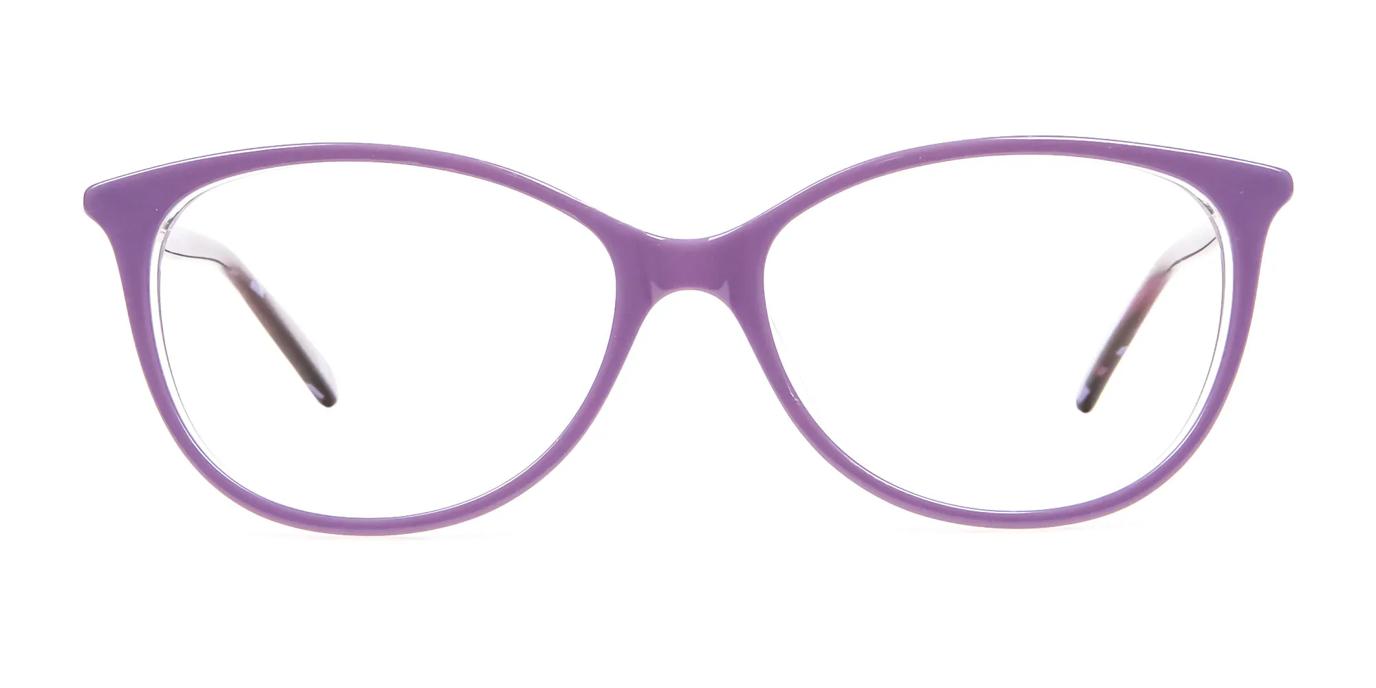 Rosy Purple Cat Eye Glasses -2