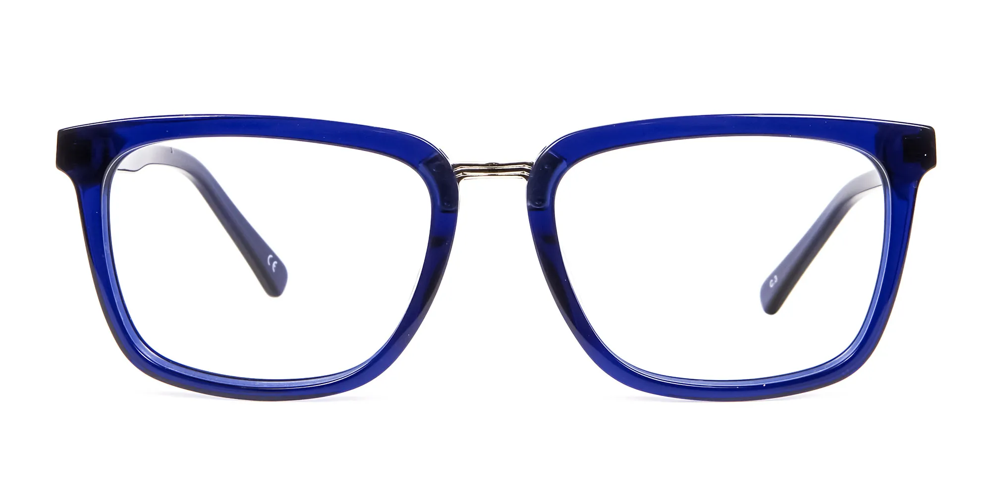 Navy Blue Rectangular Glasses -2