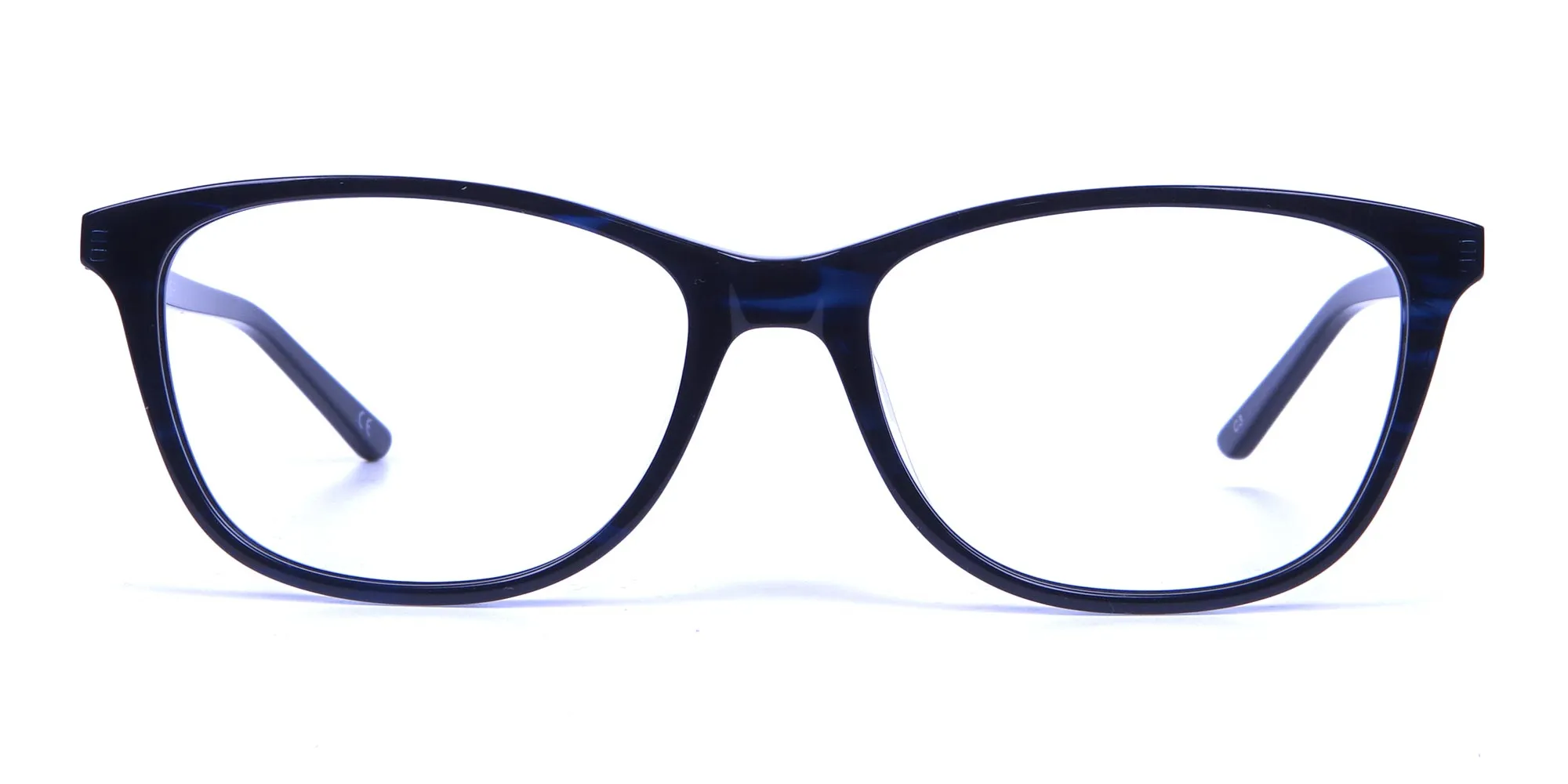 Cat Eye Glasses with Mix Material - 1