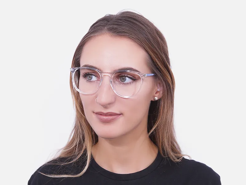 Rimless-Alike Crystal Clear Glasses - 1