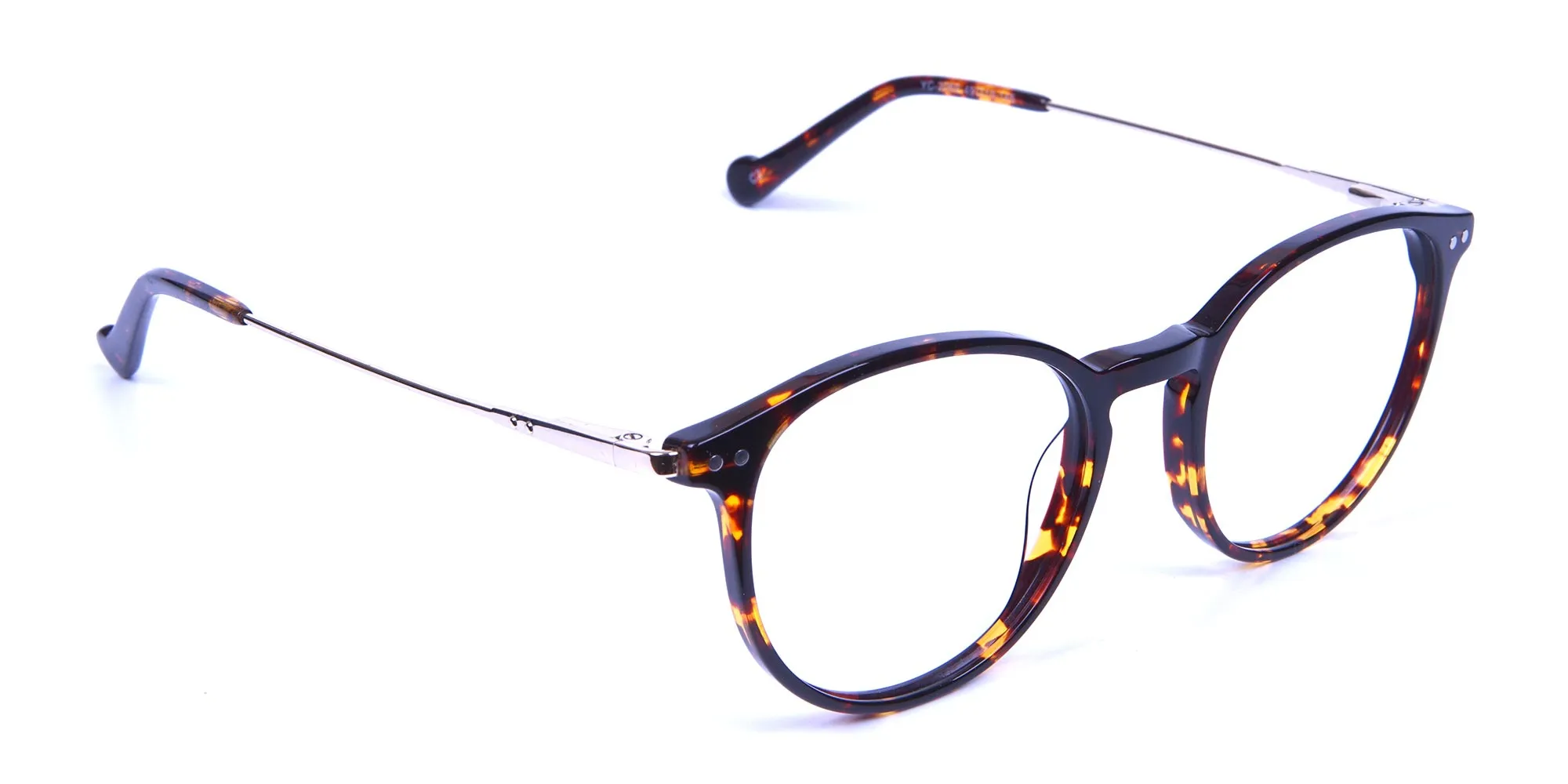 Round Tortoiseshell Frames -1