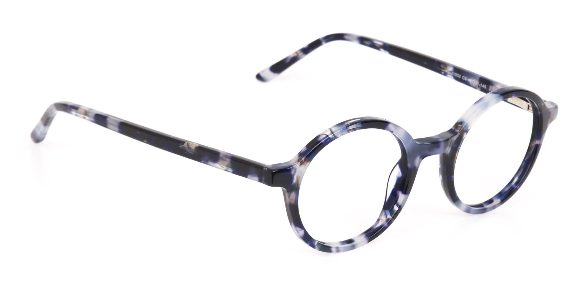 Vintage Round Tortoise Shell Glasses-2