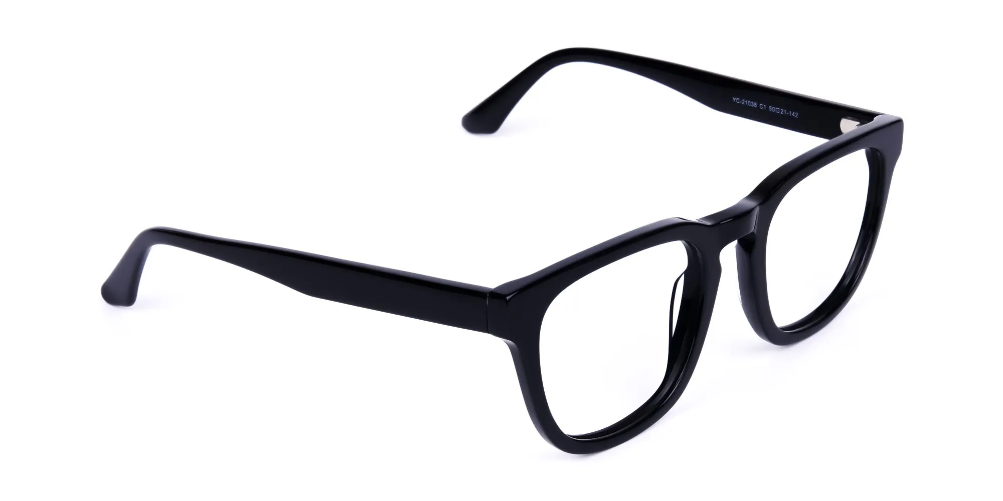 Black Wayfarer Glasses Frame-2