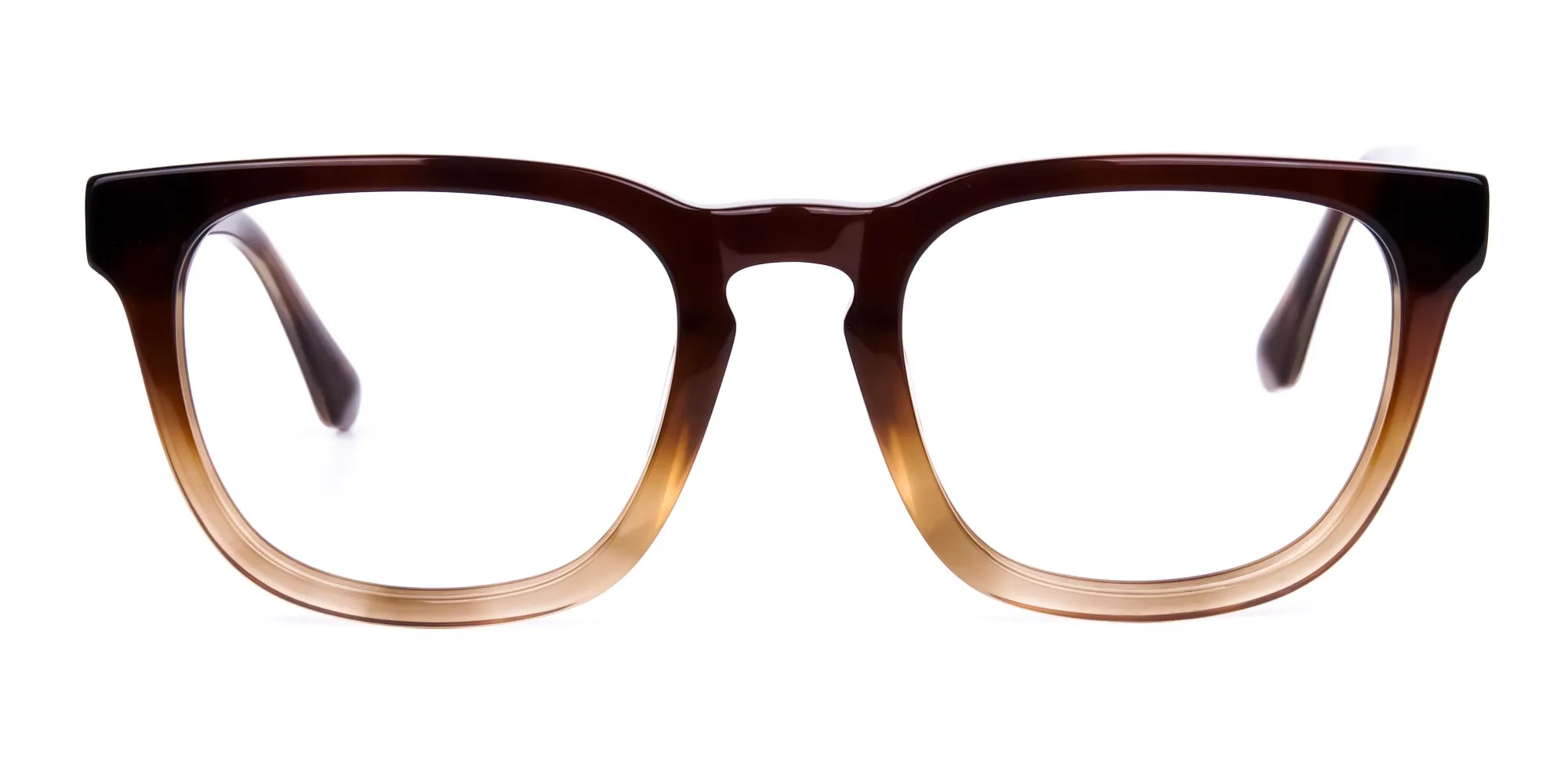 Tortoise Brown Square Glasses Frame-2