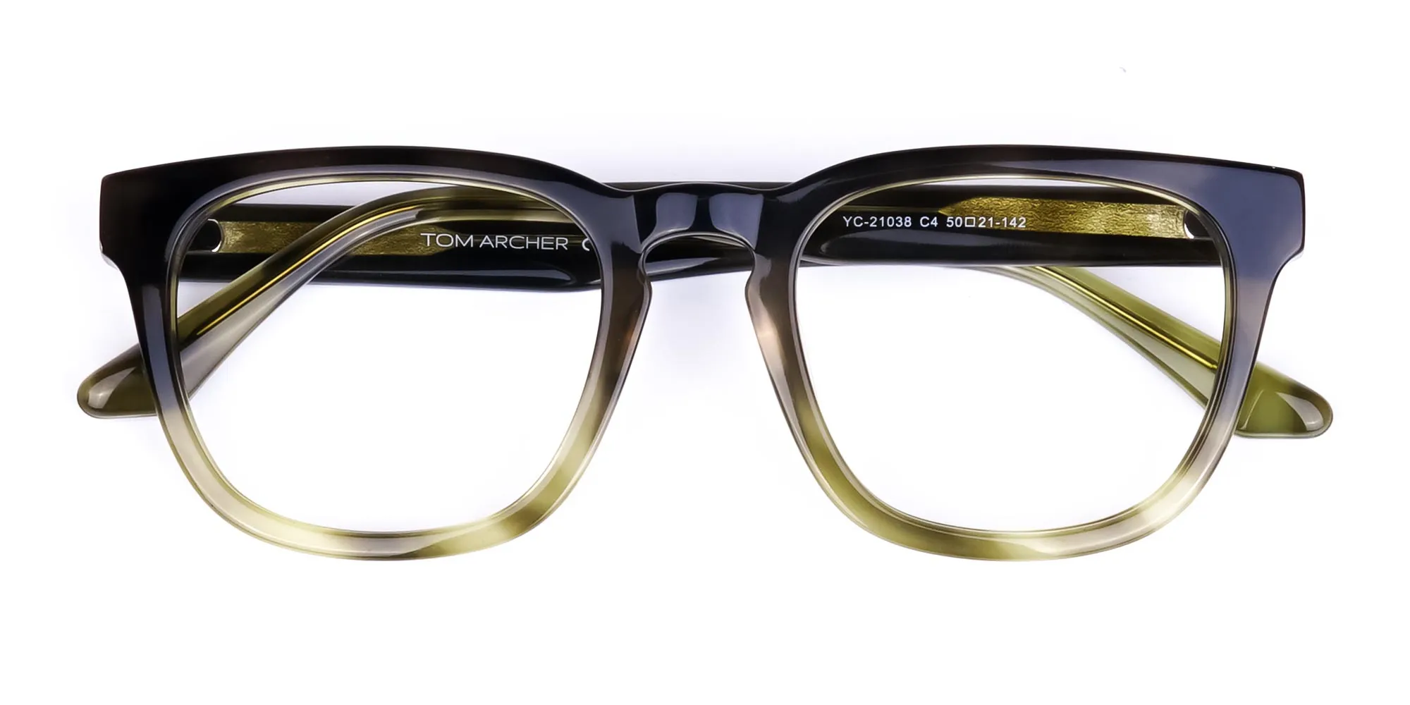 Green Wayfarer Glasses Frame-2