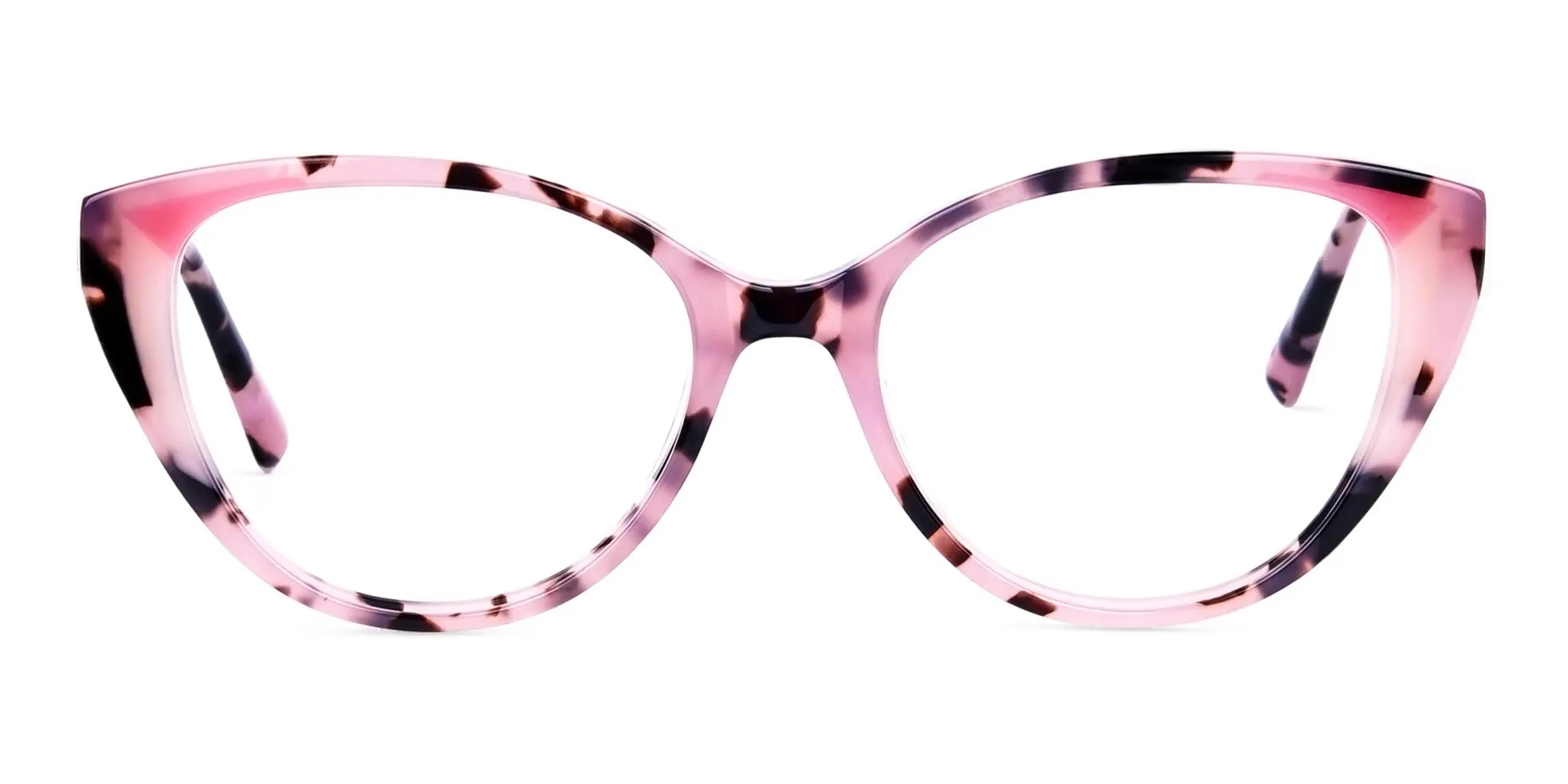 Nude Pink and Tortoise Cat Eye Glasses-2
