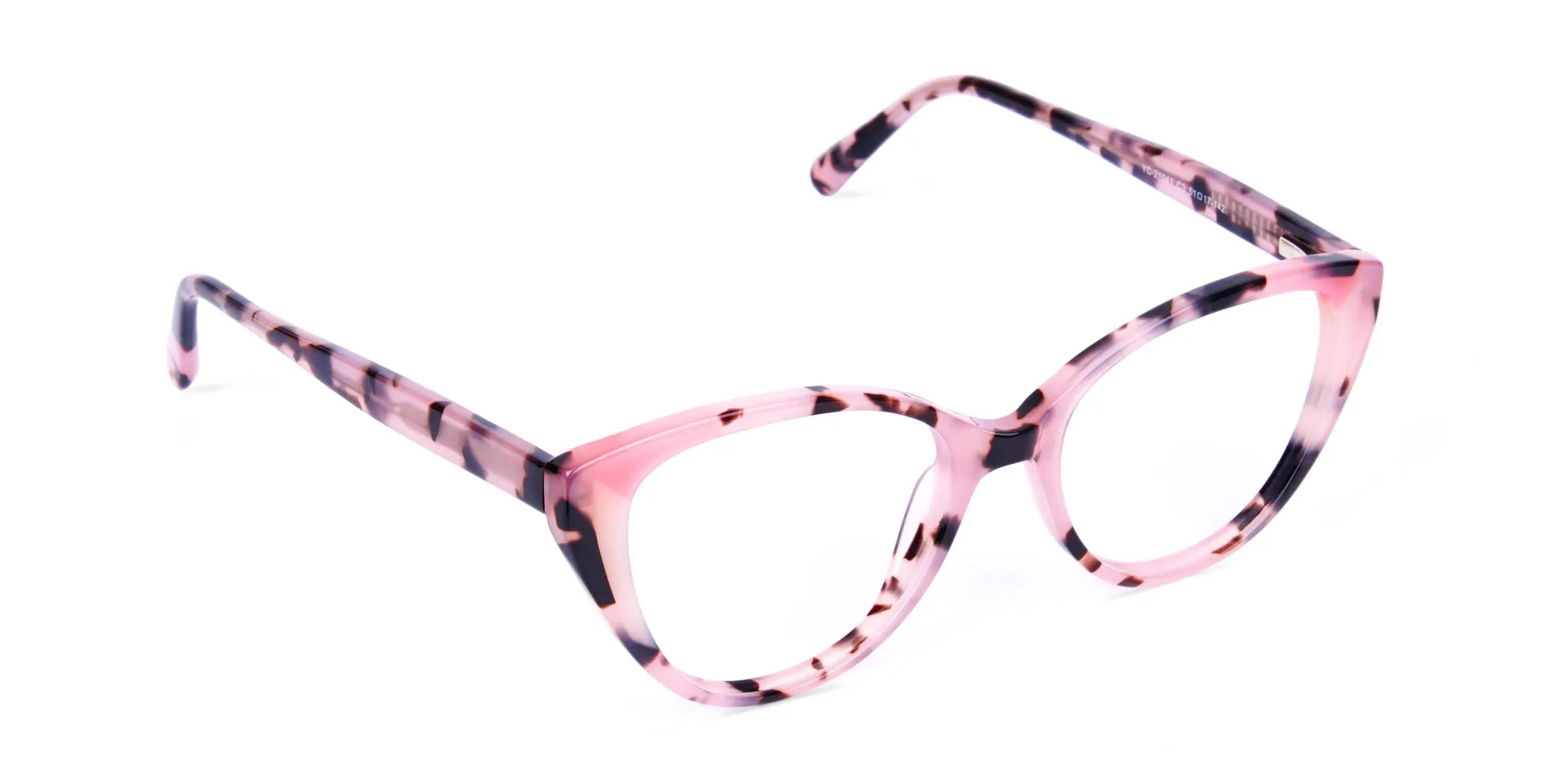 Nude Pink and Tortoise Cat Eye Glasses-2