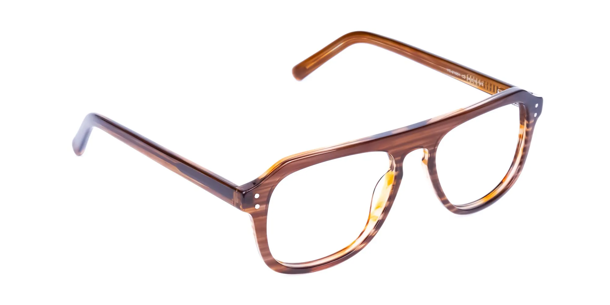 Hazelnut Brown Pilot Glasses Frame-1