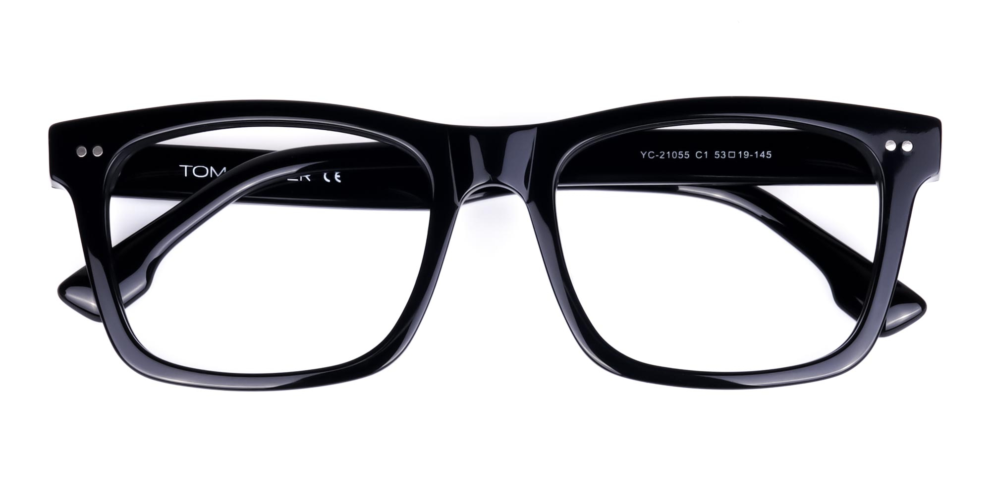 Black Square Glasses Frame-1