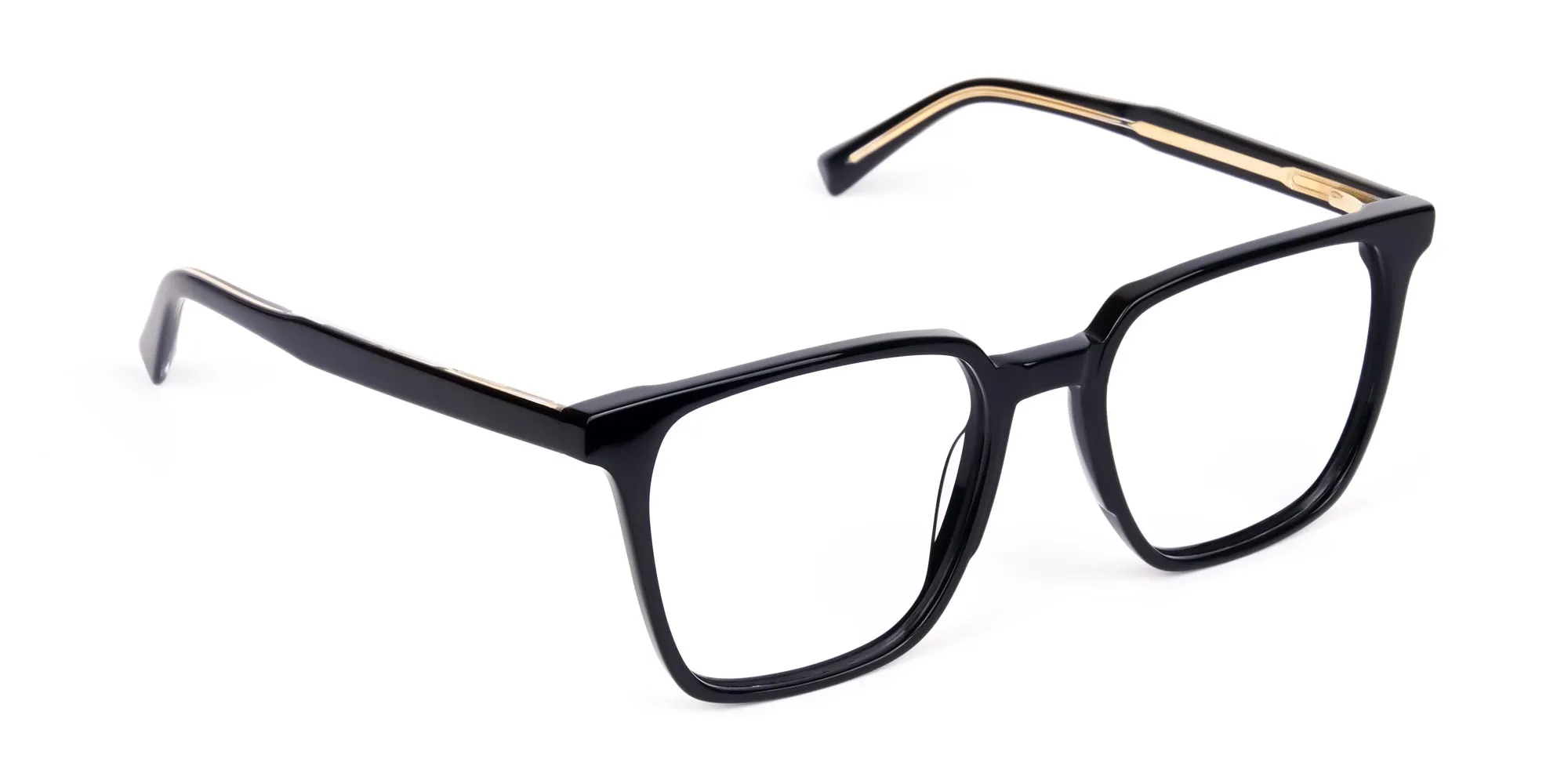 Square Black Eyeglasses-2