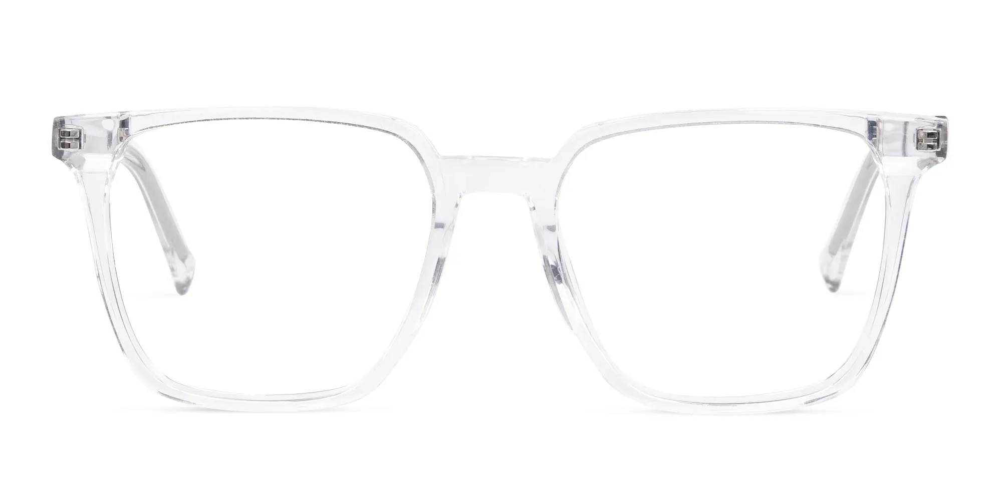Crystal Clear Square Glasses-2