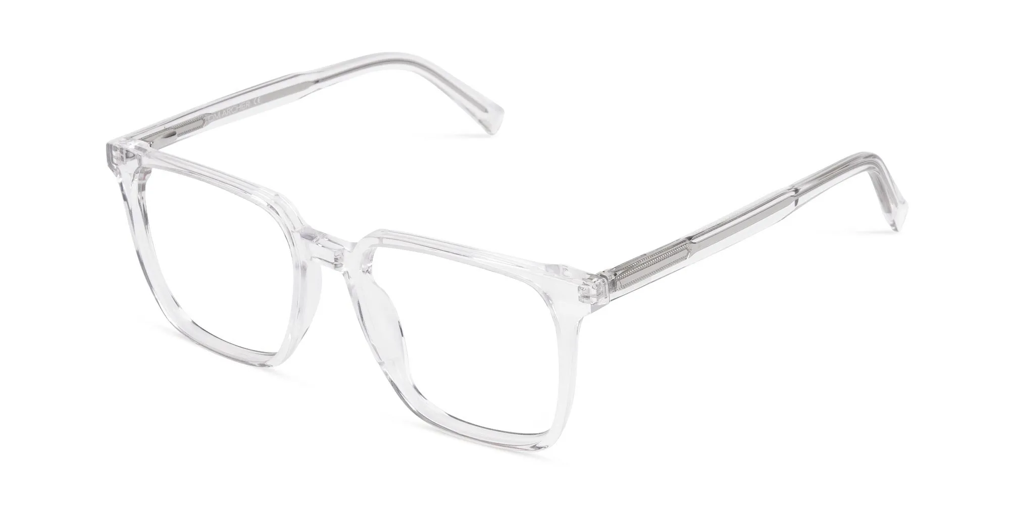 Crystal Clear Square Glasses-2