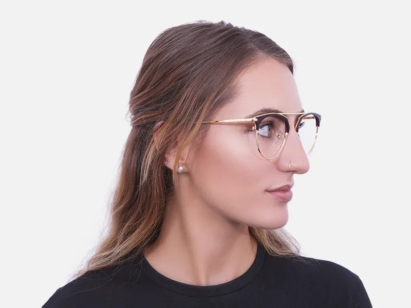 Unique Style Brown Glasses - 2