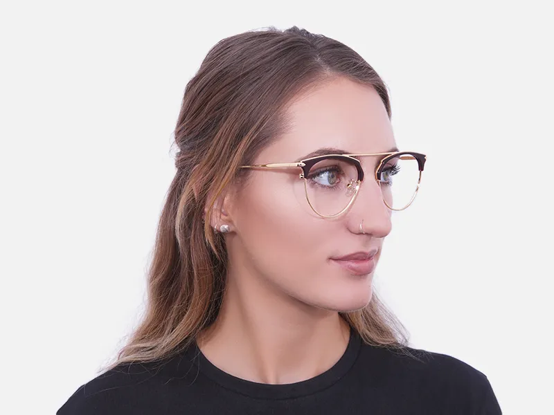Unique Style Brown Glasses - 2