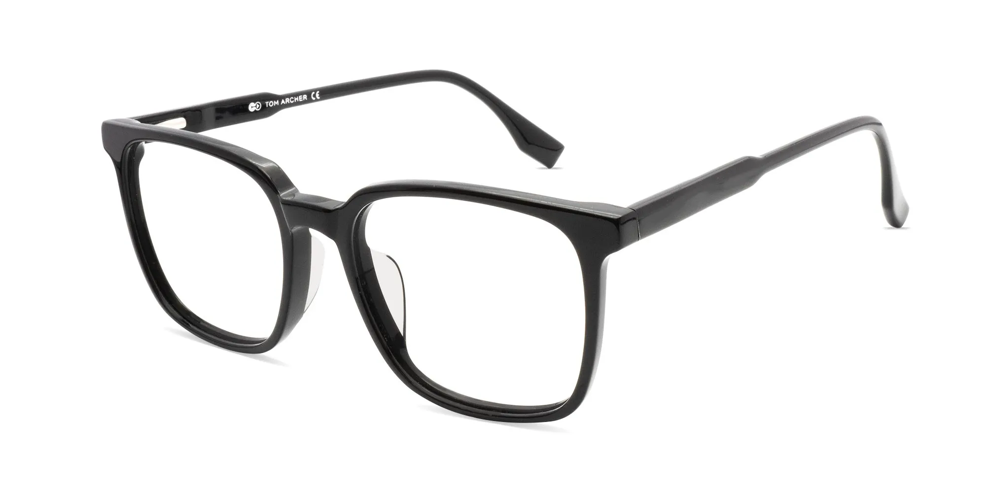 Black Square Full Rim Glasses-2