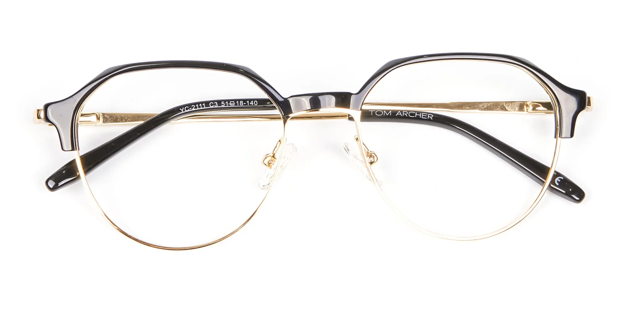 Fresh Look Octagon Glasses - 2