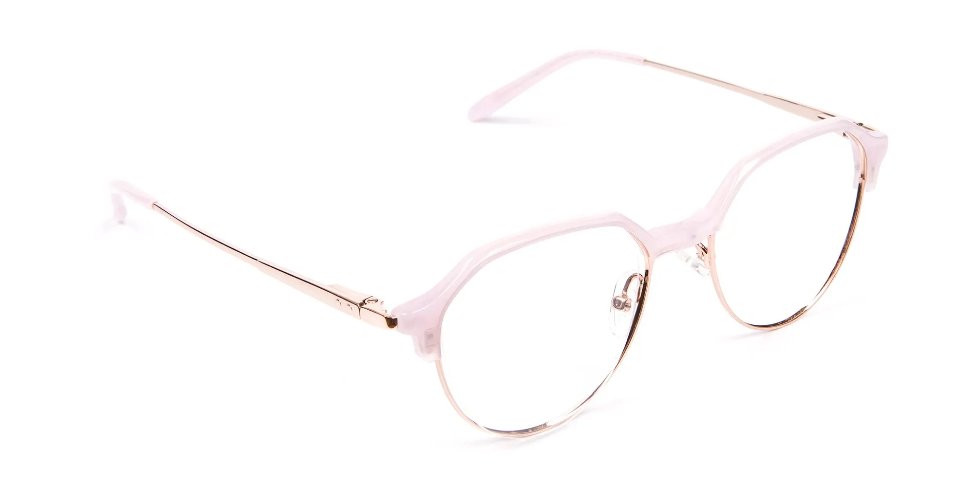 Fantasy Rosy Octagonal Glasses - 2