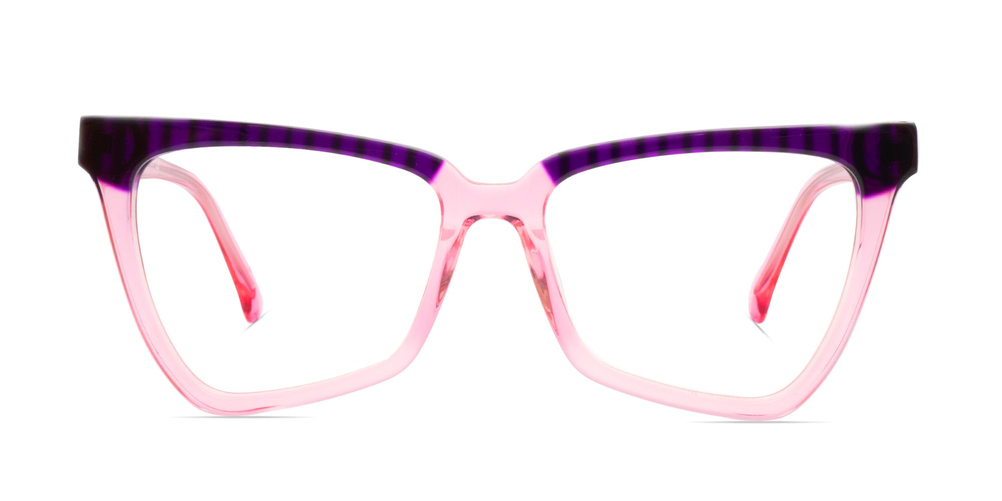 Two Tone Cat Eye Glasses-1