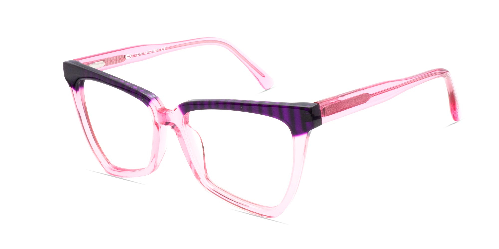 Two Tone Cat Eye Glasses-1