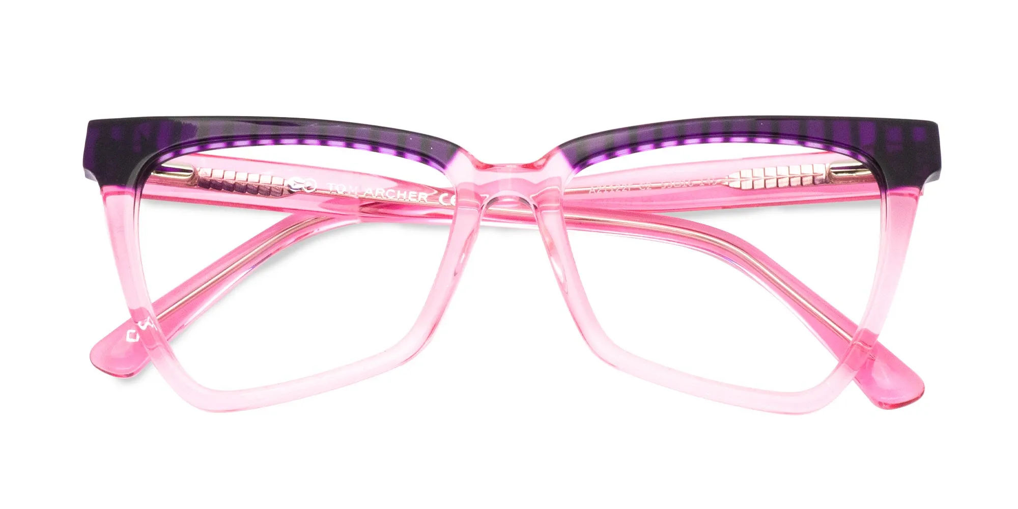 Two Tone Cat Eye Glasses-1