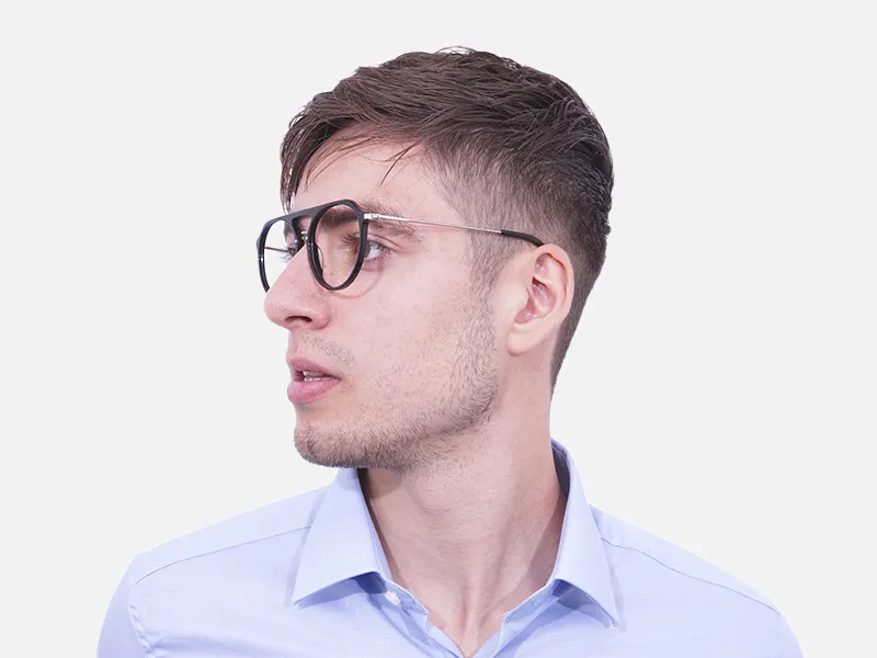 Hybrid Designer Glasses in Round and Angles -2