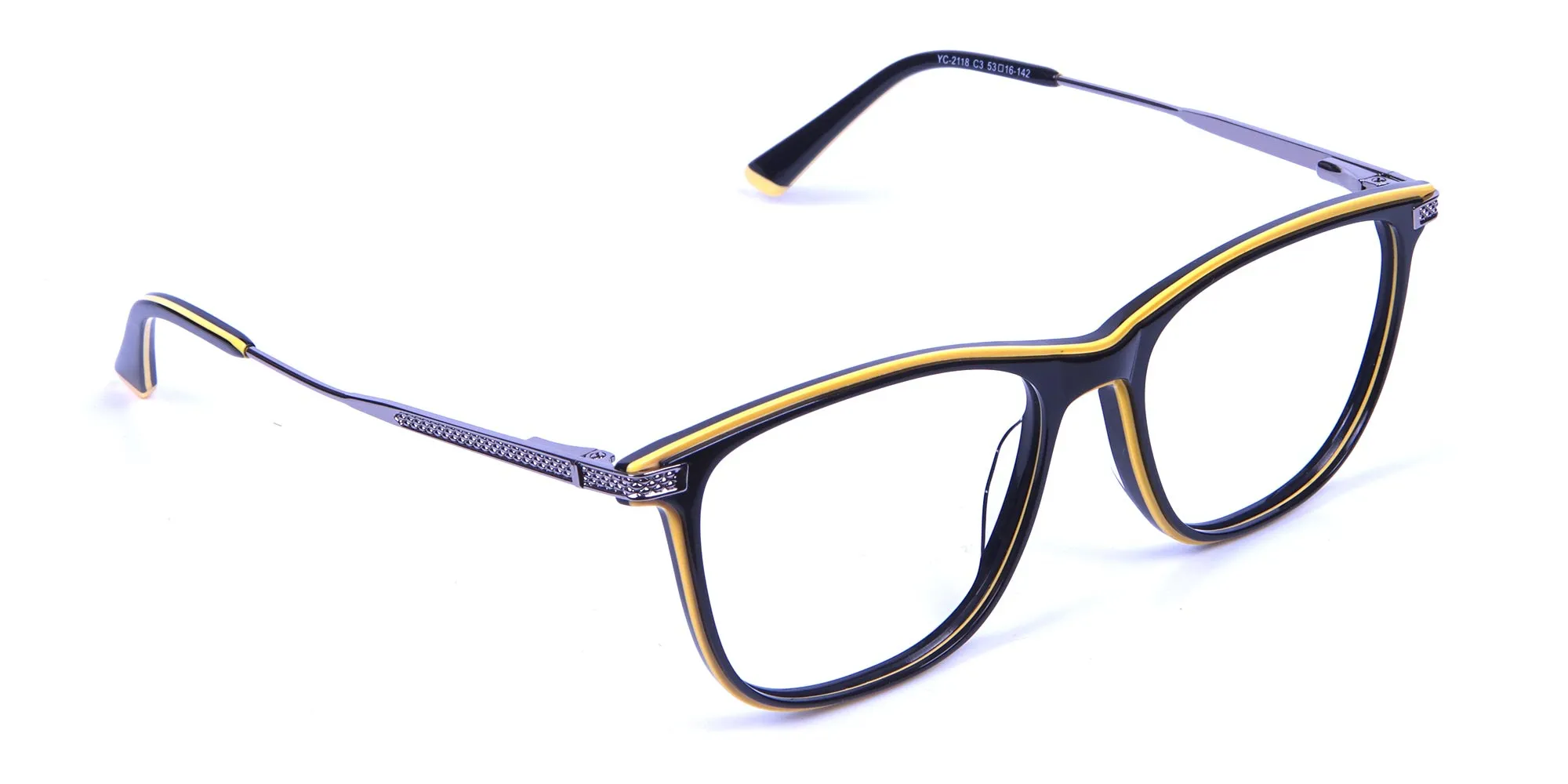 Black & Yellow Rimmed Frames -1