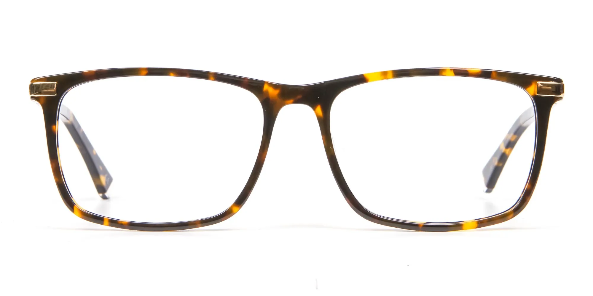 Tortoiseshell Glasses with Gold Hinge - 2