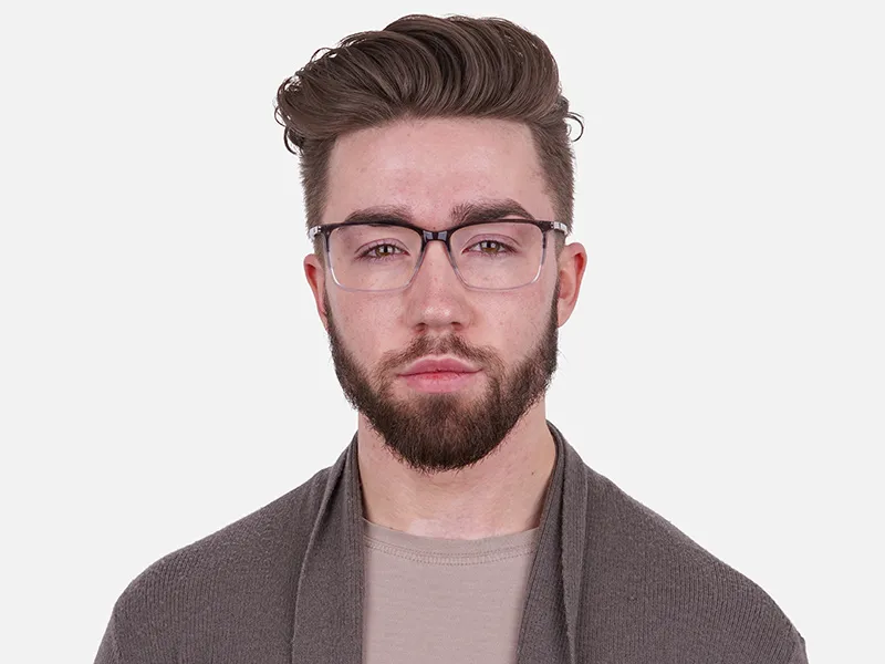 Latest Design Rectangular Frame in Two-Tone Grey - 2