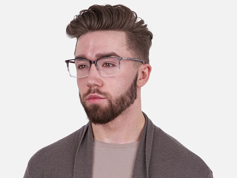 Latest Design Rectangular Frame in Two-Tone Grey - 2