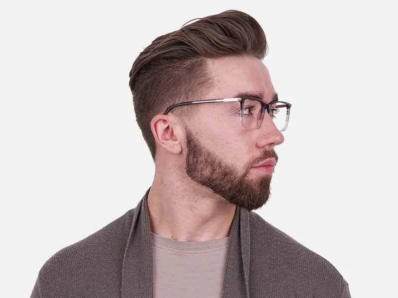 Latest Design Rectangular Frame in Two-Tone Grey - 2