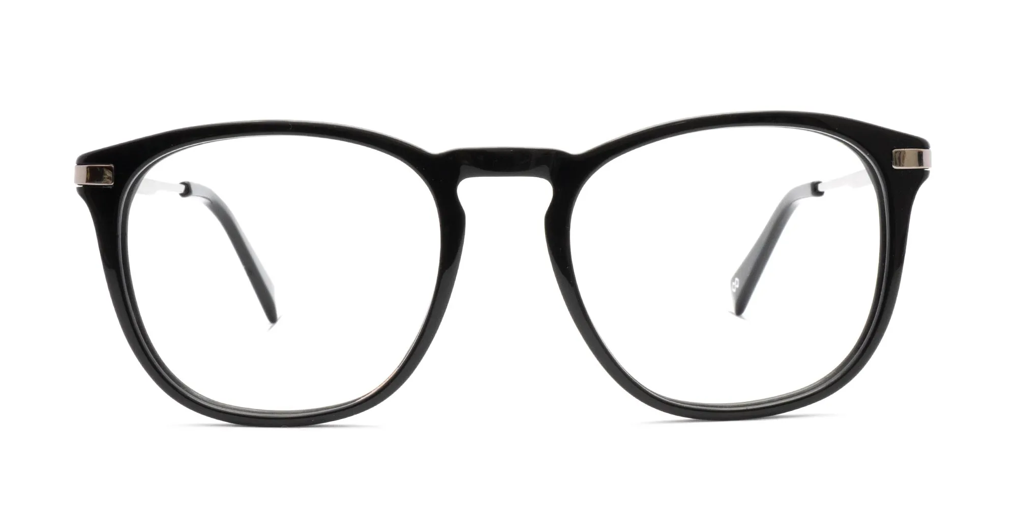 Black Square Keyhole Glasses-2